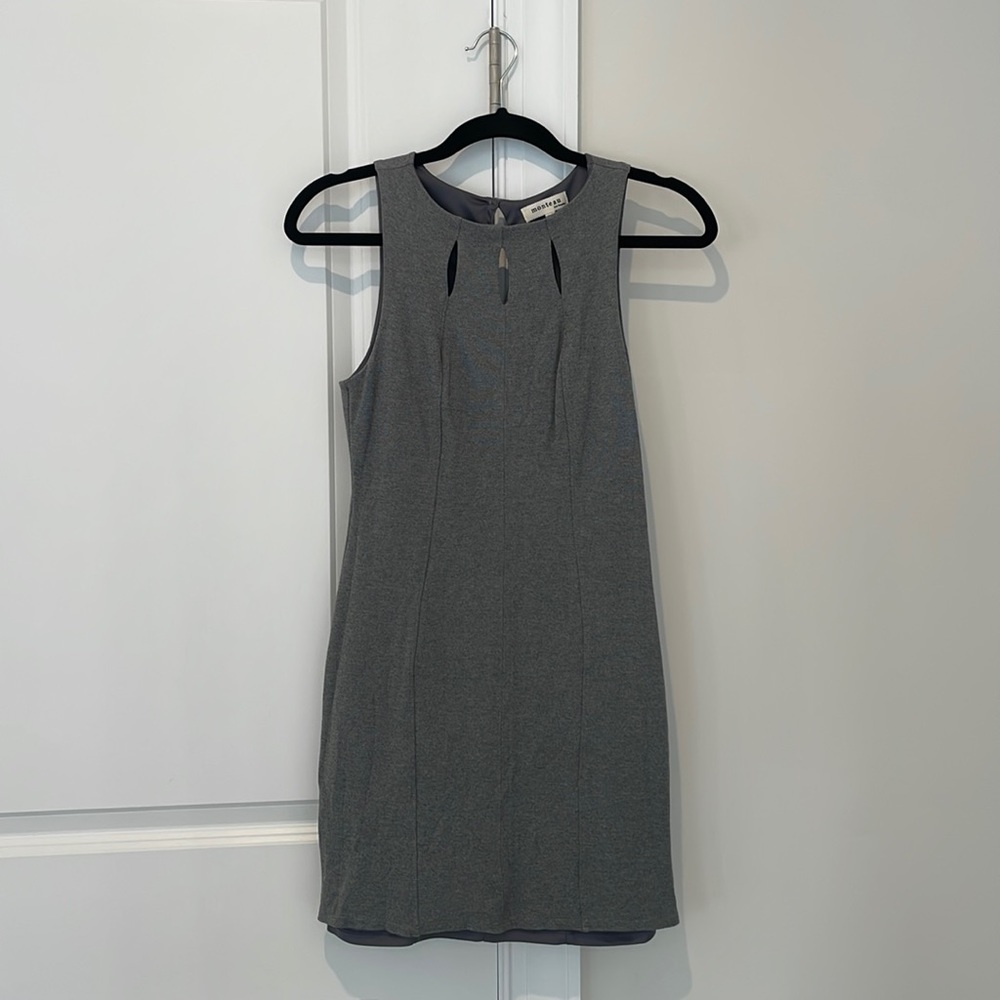 Grey mini dress